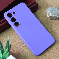 Zastitna maska (futrola) Teracell Giulietta - Samsung S916B Galaxy S23 Plus mat ljubicasta.