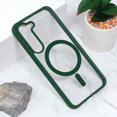 Zastitna maska (futrola) Magsafe - Samsung S916B Galaxy S23 Plus zelena.