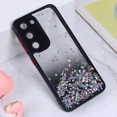 Zastitna maska (futrola) okvir Glitter - Samsung S916B Galaxy S23 Plus crna.