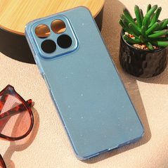 Zastitna maska (futrola) Sparkle Dust - Huawei Honor X8a plava.