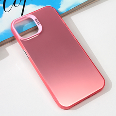 Zastitna maska (futrola) providna - iPhone 15 roza.