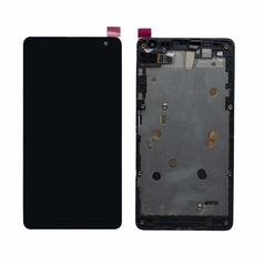 LCD displej (ekran) - Microsoft Lumia 535+touch screen crni+frame 2C ver.