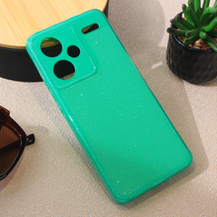 Zastitna maska (futrola) Sparkle Dust - Xiaomi Redmi Note 13 Pro Plus mint.