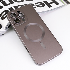Zastitna maska (futrola) Magsafe Chrome - iPhone 16 Pro Max 6.9 siva.