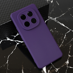 Zastitna maska (futrola) Teracell Giulietta - Xiaomi Redmi Note 14 Pro 5G mat tamno ljubicasta.