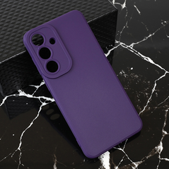 Zastitna maska (futrola) Teracell Giulietta - Samsung S936 Galaxy S25 Plus mat tamno ljubicasta.