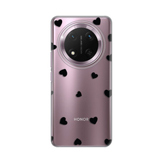 Zastitna ultra tanka (skin) maska / futrola PRINT - Huawei Honor Magic 7 lite Hearts.