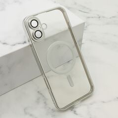 Zastitna maska (futrola) CAMERA PROTECT MagSafe - Iphone 16 Plus (6.7) srebrna (MS).