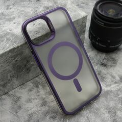 Zastitna maska (futrola) CAMERA DROP MagSafe - iPhone 14 (6.1) ljubicasta (MS).