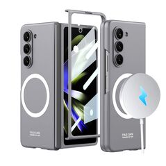 Zastitna maska (futrola) COLOR MagSafe - Samsung Galaxy Z Fold 6 5G siva (GKK case) (MS).