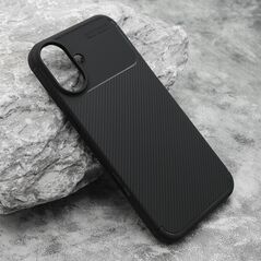 Zastitna maska (futrola) Carbon - iPhone 16 Plus (6.7) crna (MS).
