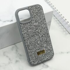 Zastitna maska (futrola) DIAMOND SELECTION - iPhone 15 srebrna (MS).
