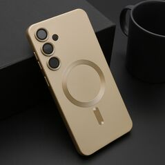 Zastitna maska (futrola) ELEGANT MAGSAFE - Samsung S936 Galaxy S25 Plus 5G zlatna (MS).