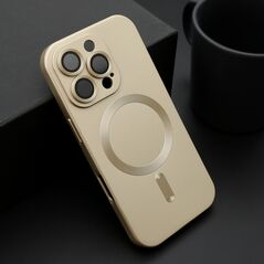 Zastitna maska (futrola) ELEGANT MAGSAFE - iPhone 16 Pro (6.3) zlatna (MS).