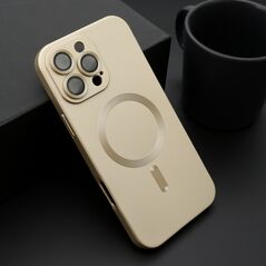 Zastitna maska (futrola) ELEGANT MAGSAFE - iPhone 16 Pro Max (6.9) zlatna (MS).