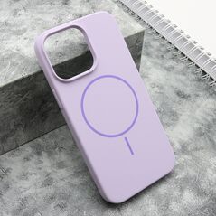 Zastitna maska (futrola) FLEX MagSafe - iPhone 15 Pro Max (6.7) ljubicasta (MS).