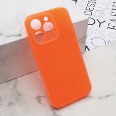 Zastitna maska (futrola) GLOW SHINING - iPhone 14 Pro (6.1) narandzasta (MS).