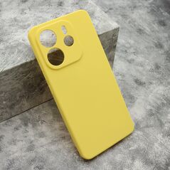 Zastitna maska (futrola) GENTLE COLOR - Xiaomi Redmi Note 14 4G zuta (MS).