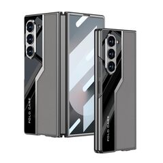 Zastitna maska (futrola) LEATHER STYLE - Samsung Galaxy Z Fold 6 5G siva (GKK case) (MS).