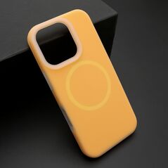 Zastitna maska (futrola) PASTEL COLOR MagSafe - iPhone 16 Pro (6.3) narandzasta (MS).