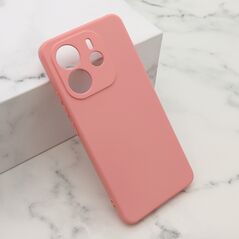 Zastitna maska (futrola) Soft Silicone - Xiaomi Redmi Note 14 4G roze (MS).