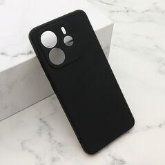 Zastitna maska (futrola) Soft Silicone - Xiaomi Redmi Note 14 4G crna (MS).