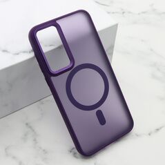 Zastitna maska (futrola) SILKY MAGSAFE II - Samsung A356 Galaxy A35 5G 5G ljubicasta (MS).
