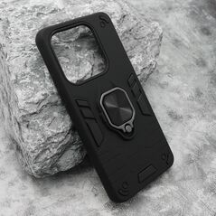 Zastitna maska (futrola) Square ring - Xiaomi Redmi Note 14 4G crna (MS).