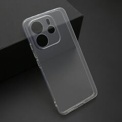 Zastitna ultra tanka (skin) maska / futrola PROTECT - Xiaomi Redmi Note 14 4G (Global) providna (bela) (MS).