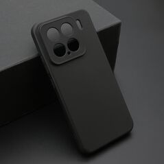 Zastitna ultra tanka (skin) maska / futrola KOLOR - Xiaomi 15 crna (MS).