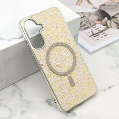 Futrole GLAM GLOW MagSafe - Samsung A566 Galaxy A56 5G zlatna (MS).