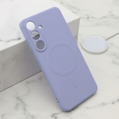Zastitna maska (futrola) VELVET TOUCH MagSafe - Samsung S936 Galaxy S25 Plus 5G ljubicasta (MS).