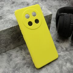 Zastitna maska (futrola) VELVET TOUCH - Huawei Honor Magic 7 lite zuta (MS).
