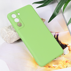 Zastitna maska (futrola) Teracell Soft Velvet - Samsung G990 Galaxy S21 FE zelena.
