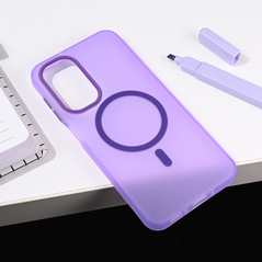 Zastitna maska (futrola) Magsafe Pastel - Samsung A266B Galaxyg A26 5G ljubicasta.