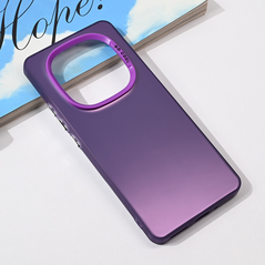 Zastitna maska (futrola) providna - Xiaomi Redmi Note 14 Pro 5G ljubicasta.