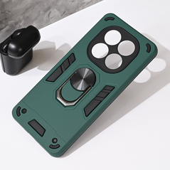 Zastitna maska (futrola) Hard Ring - Xiaomi Redmi Note 14 Pro 5G (EU) tamno zelena.