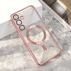 Zastitna maska (futrola) Magsafe Lux - Samsung S936 Galaxy S25 Plus roze.