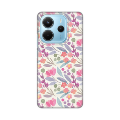 Zastitna silikonska maska (futrola) PRINT - Xiaomi Redmi Note 14 4G (SRB) Watercolor Flower.
