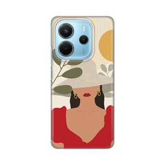 Zastitna silikonska maska (futrola) PRINT - Xiaomi Redmi Note 14 4G (SRB) Summer Girl.