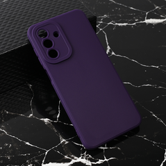 Zastitna maska (futrola) Teracell Giulietta - Samsung A266 Galaxy A26 5G mat tamno ljubicasta.