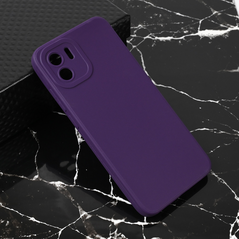 Zastitna maska (futrola) Teracell Giulietta - Xiaomi Redmi A1/Redmi A2 mat tamno ljubicasta.