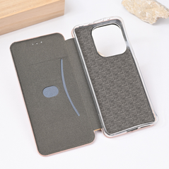 Zastitna maska (futrola) Teracell Flip Cover - Xiaomi Redmi Note 14 4G (SRB) roze.