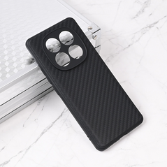 Zastitna maska (futrola) Carbon fiber - Xiaomi Redmi Note 14 Pro 5G (EU) crna.