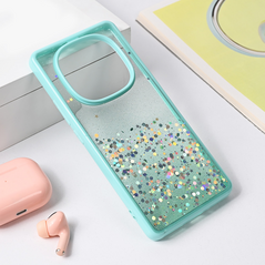 Zastitna maska (futrola) okvir Glitter - Xiaomi Redmi Note 14 Pro 5G mint.