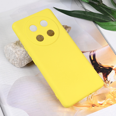 Zastitna maska (futrola) Teracell Soft Velvet - Huawei Honor Magic 7 lite zuta.
