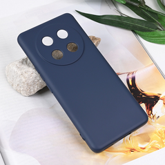 Zastitna maska (futrola) Teracell Soft Velvet - Huawei Honor Magic 7 lite tamno plava.