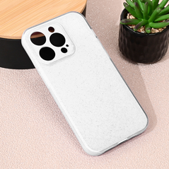 Zastitna maska (futrola) Sparkle Dust - iPhone 15 Pro 6.1 bela.