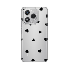 Zastitna ultra tanka (skin) maska / futrola PRINT - Huawei Honor 400 Lite Hearts.
