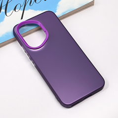 Zastitna maska (futrola) providna - Huawei Honor 400 ljubicasta.